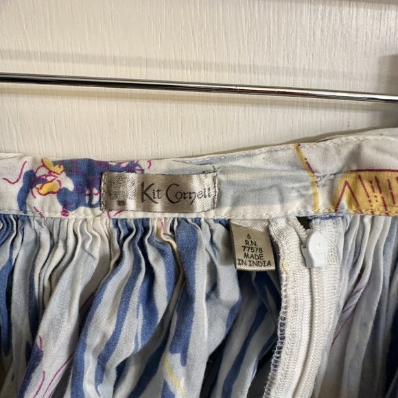 Kit Cornell Hawaiian Pleated Skirt, Size 6 - Picture 3 of 3